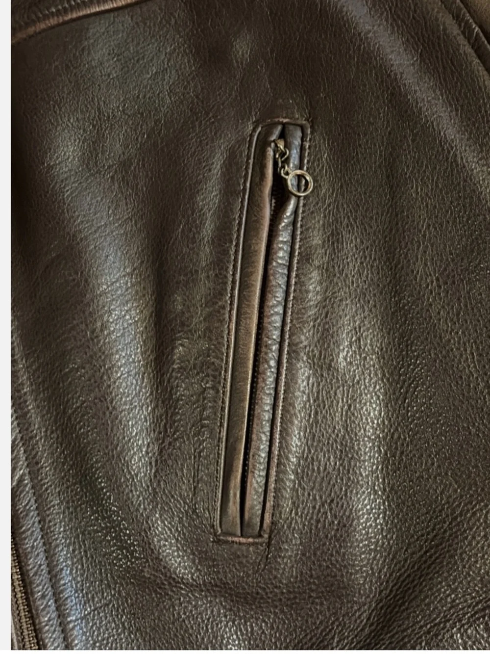 RRL Ralph Lauren Leather Jacket Double RL VNTG 1990's USA Triple Star Shearling - Picture 3 of 16